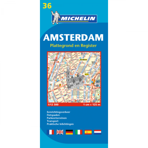 Amsterdam | City Map 36 | 1: 12,500 | MICHELIN