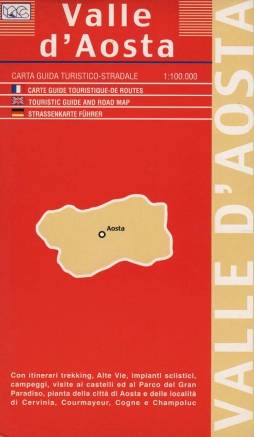 Aosta Valley | Regional Road Map | 1: 100,000 | LAC