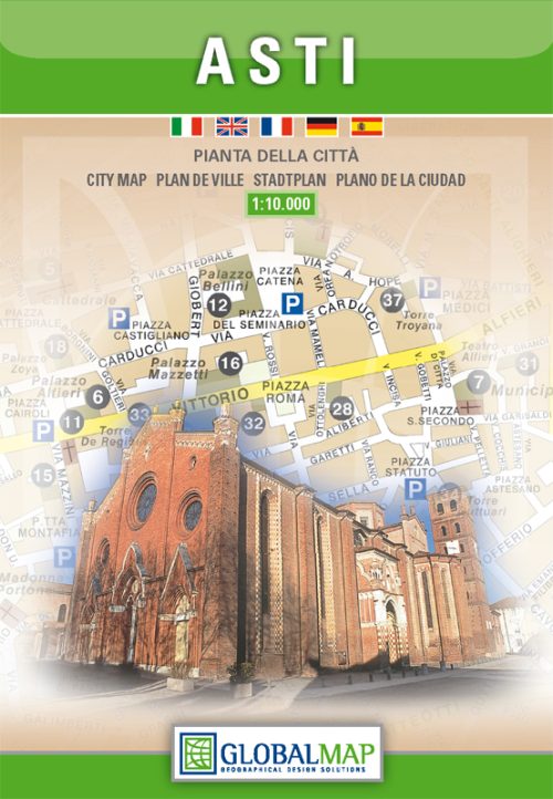 Asti city map | Piedmont | 1: 10,000 | GLOBAL MAP