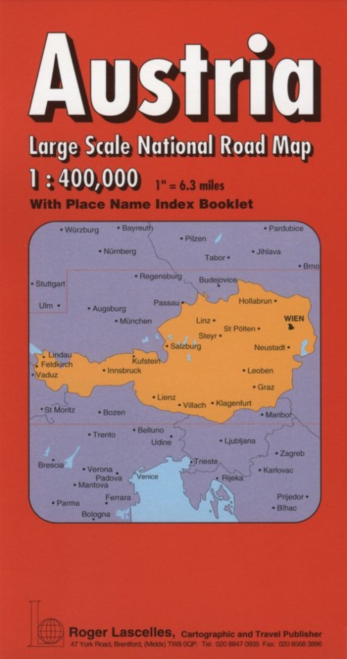 Austria | 1: 400,000 | ROGER LASCELLES