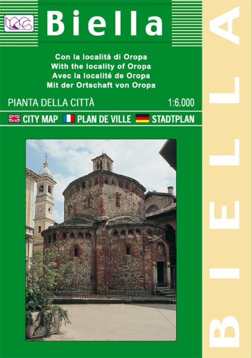 Biella city map | Piedmont | 1: 6,000 | LAC