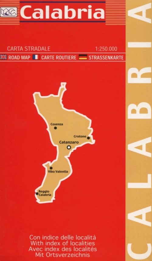 Calabria | Regional Road Map | 1: 250,000 | LAC