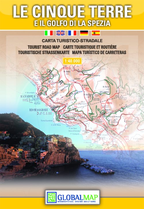 Cinque Terre | Regional Road Map | 1: 40,000 | GLOBAL MAP