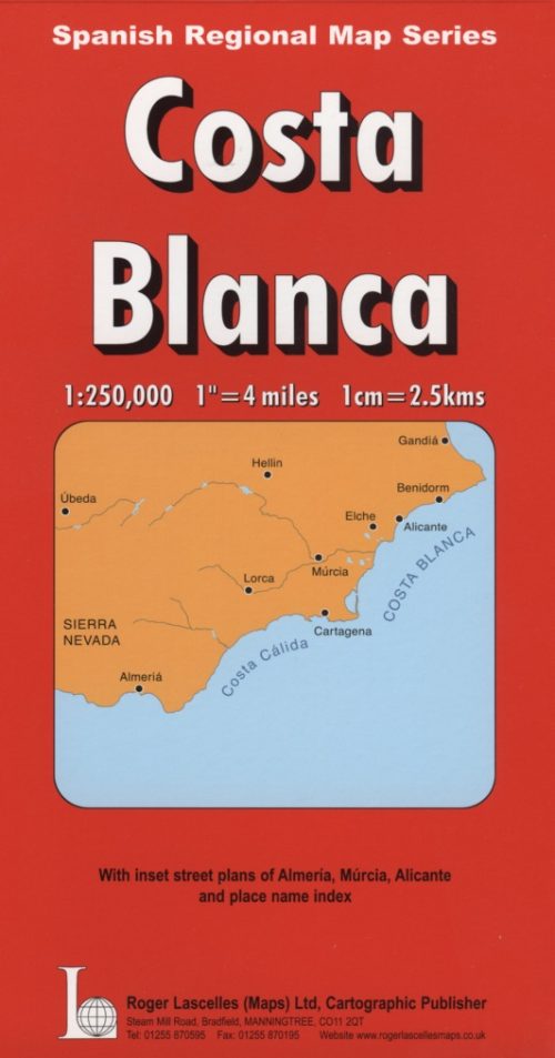 Costa Blanca | 1: 250,000 | ROGER LASCELLES
