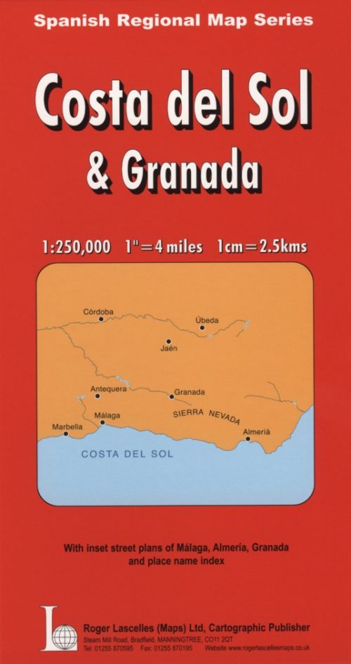 Costa del Sol & Granada | 1: 250,000 | ROGER LASCELLES