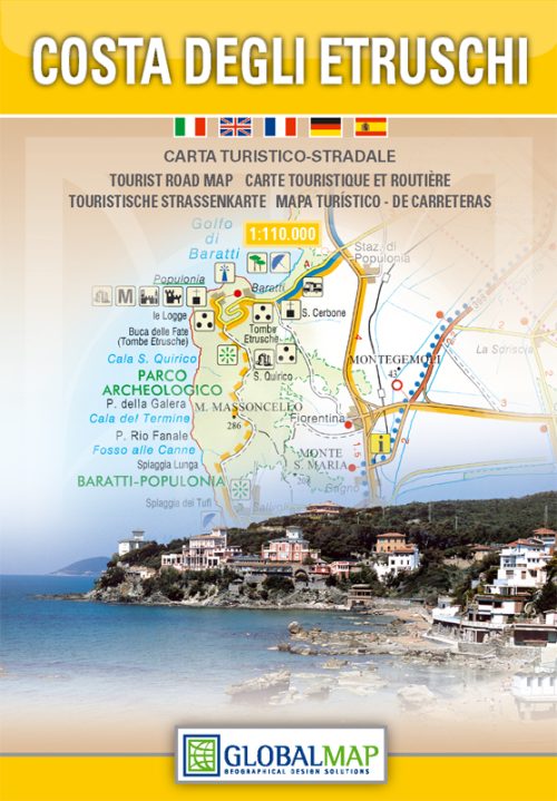Etruscan Coast  | Regional  Road Map | 1: 110,000 | GLOBAL MAP