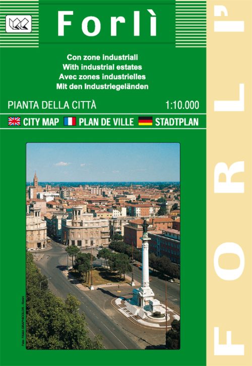 Forli city map | Emilia-Romagna | 1: 10,000 | LAC