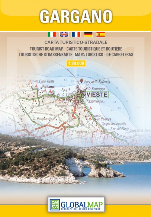 Gargano Peninsula | Regional Road Map | 1: 80,000 | GLOBAL MAP