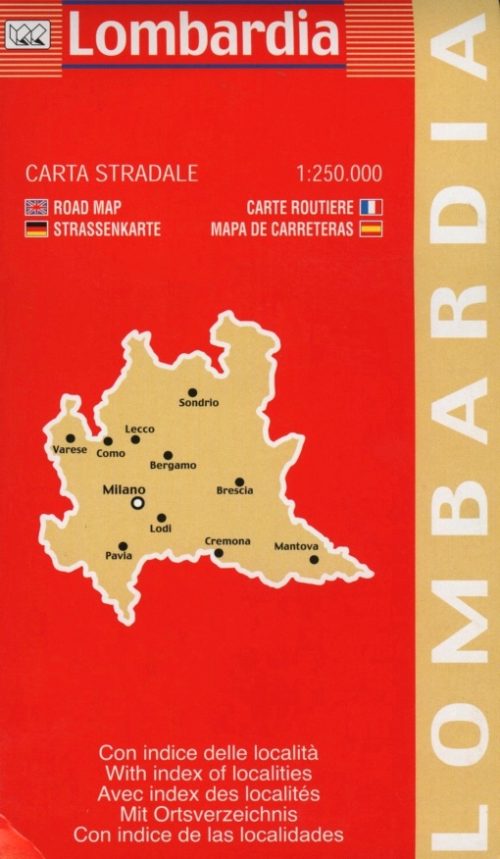 Lombardy (Lombardia) | Regional Road Map | 1: 250,000 | LAC