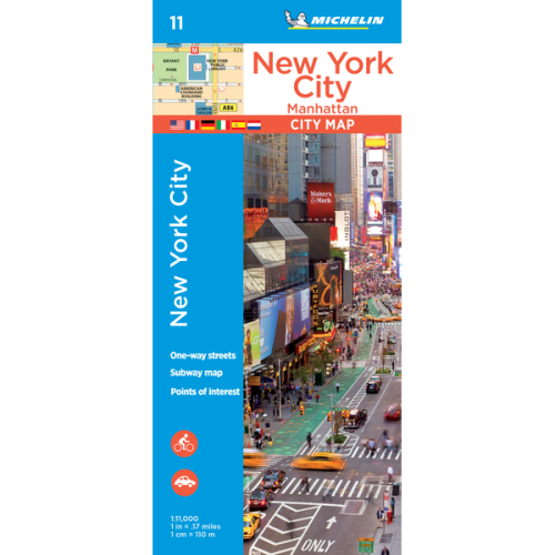 New York City: Manhattan | City Map 11 | 1: 11, 000 | MICHELIN