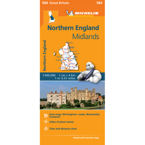 Northern England | Regional Map 502 | 1: 400,000 | MICHELIN