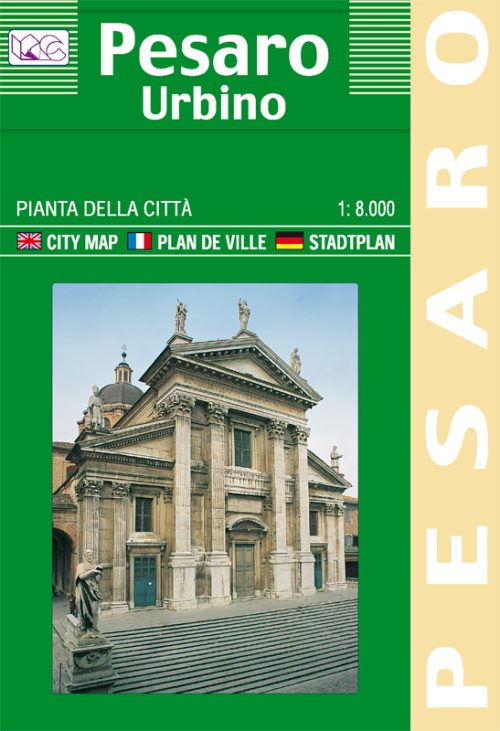 Pesaro/Urbino city map | Marche | 1: 8,000 | LAC
