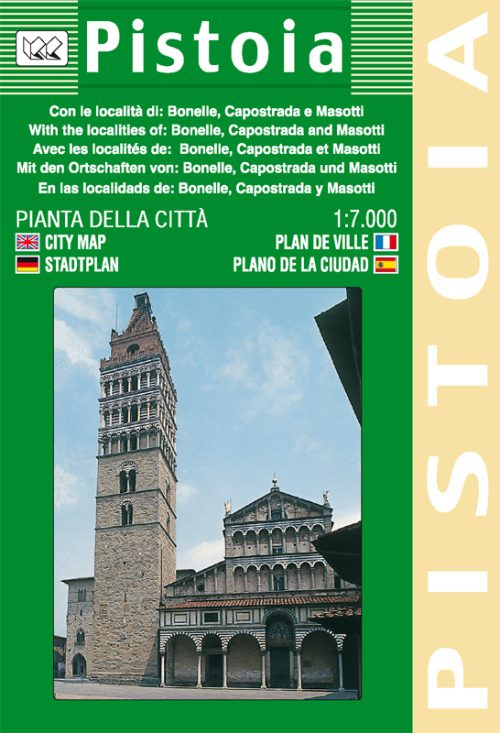 Pistoia city map | Tuscany | 1: 6,000 | LAC