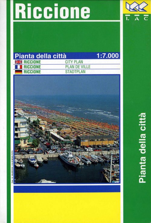 Riccione city map | Emilia-Romagna | 1: 7,000 | LAC