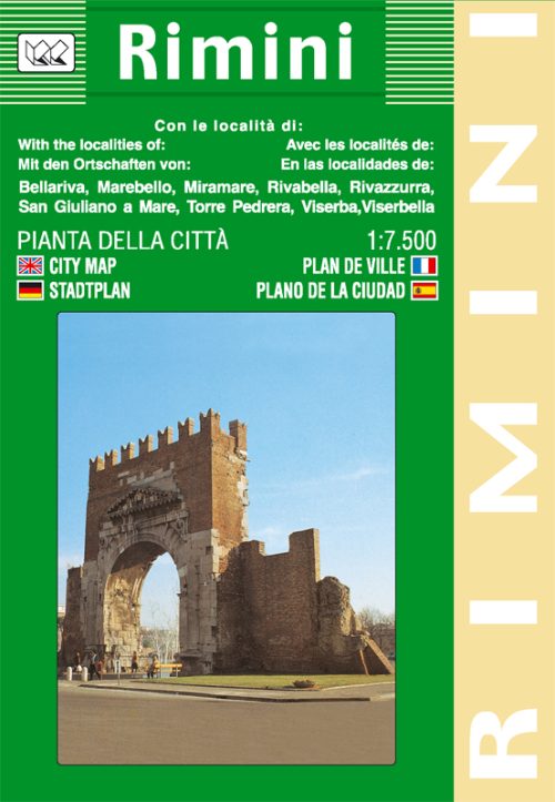 Rimini city map | Emilia-Romagna | 1: 8,000 | LAC