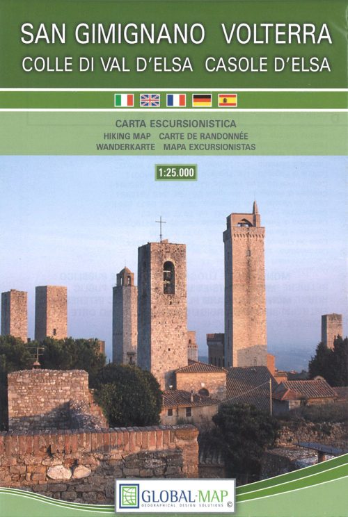 San Gimignano/Volterra | Walking Map | 1: 25,000 | GLOBAL MAP