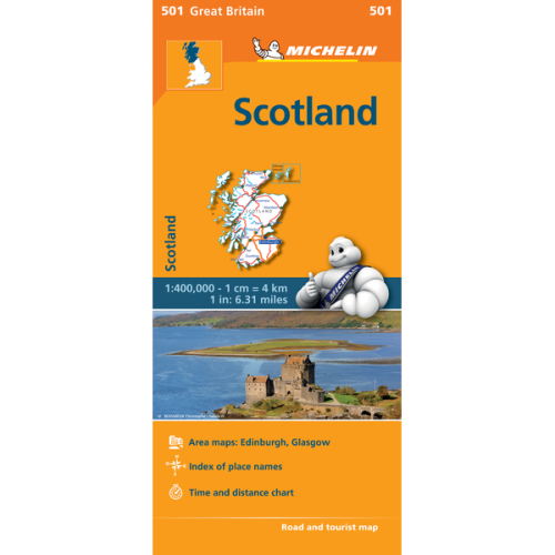 Scotland | Regional Map 501 | 1: 400,000 | MICHELIN