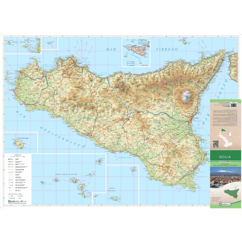 Sicily | Regional Map | 1: 325,000 | GLOBAL MAP - Image 2