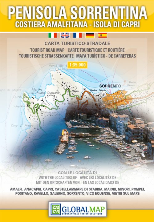 Sorrento Peninsula | Regional Road Map | 1: 35,000 | GLOBAL MAP