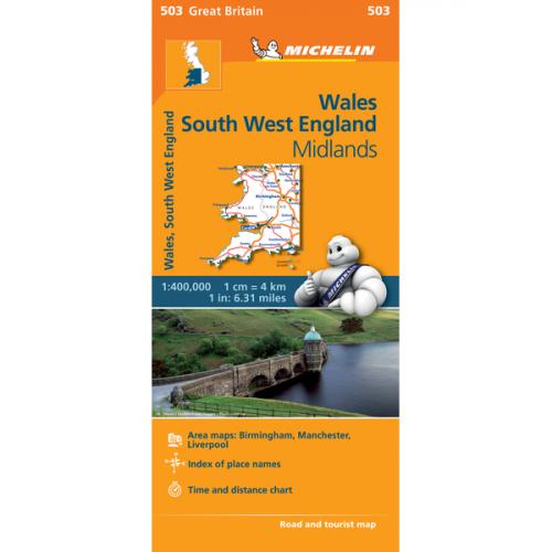South West England | Regional Map 503 | 1: 400,000 | MICHELIN