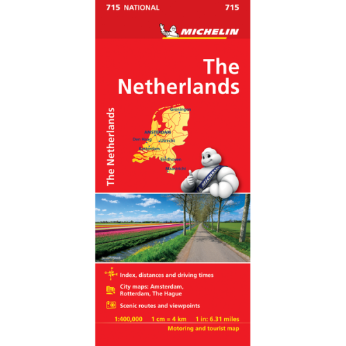 The Netherlands | National Map 715 | 1: 400,000 | MICHELIN
