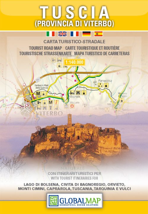Tuscia (Viterbo) | Regional Road Map | 1: 140,000 | GLOBAL MAP