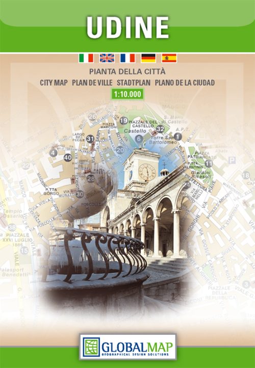 Udine city map | Friuli-Venezia Giulia | 1: 10,000 | GLOBAL MAP